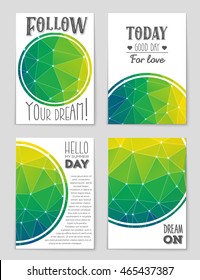 Abstract vector layout background set. For art template design, list, page, mockup brochure theme style, banner, idea, cover, booklet, print, flyer, book, blank, card, ad, sign, sheet, flyer, a4.