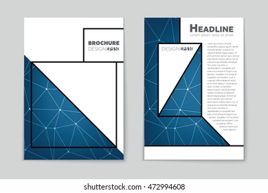 Abstract vector layout background set. For art template design, list, page, mockup brochure theme style, banner, idea, cover, booklet, print, flyer, book, blank, card, ad, sign, sheet, flyer, a4.