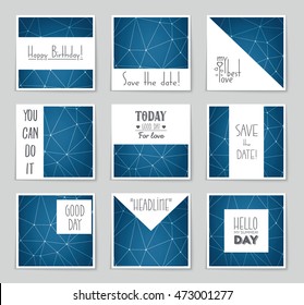 Abstract vector layout background set. For art template design, list, page, mockup brochure theme style, banner, idea, cover, booklet, print, flyer, book, blank, card, ad, sign, sheet, flyer, a4.