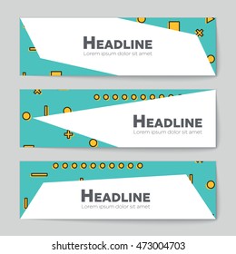 Abstract vector layout background set. For art template design, list, page, mockup brochure theme style, banner, idea, cover, booklet, print, flyer, book, blank, card, ad, sign, sheet, flyer, a4.