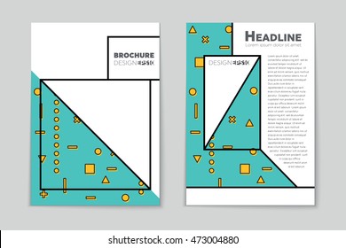 Abstract vector layout background set. For art template design, list, page, mockup brochure theme style, banner, idea, cover, booklet, print, flyer, book, blank, card, ad, sign, sheet, flyer, a4.