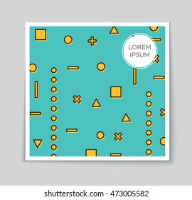 Abstract vector layout background set. For art template design, list, page, mockup brochure theme style, banner, idea, cover, booklet, print, flyer, book, blank, card, ad, sign, sheet, flyer, a4.