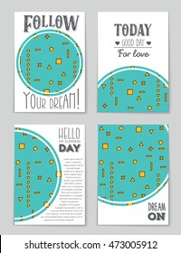 Abstract vector layout background set. For art template design, list, page, mockup brochure theme style, banner, idea, cover, booklet, print, flyer, book, blank, card, ad, sign, sheet, flyer, a4.