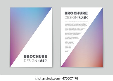 Abstract vector layout background set. For art template design, list, page, mockup brochure theme style, banner, idea, cover, booklet, print, flyer, book, blank, card, ad, sign, sheet, flyer, a4.
