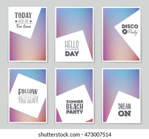 Abstract vector layout background set. For art template design, list, page, mockup brochure theme style, banner, idea, cover, booklet, print, flyer, book, blank, card, ad, sign, sheet, flyer, a4.