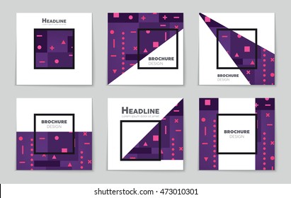 Abstract vector layout background set. For art template design, list, page, mockup brochure theme style, banner, idea, cover, booklet, print, flyer, book, blank, card, ad, sign, sheet, flyer, a4.