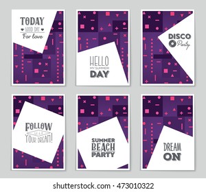 Abstract vector layout background set. For art template design, list, page, mockup brochure theme style, banner, idea, cover, booklet, print, flyer, book, blank, card, ad, sign, sheet, flyer, a4.