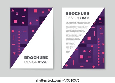 Abstract vector layout background set. For art template design, list, page, mockup brochure theme style, banner, idea, cover, booklet, print, flyer, book, blank, card, ad, sign, sheet, flyer, a4.