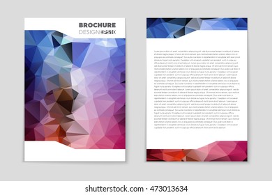 Abstract vector layout background set. For art template design, list, page, mockup brochure theme style, banner, idea, cover, booklet, print, flyer, book, blank, card, ad, sign, sheet, flyer, a4.