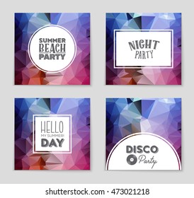 Abstract vector layout background set. For art template design, list, page, mockup brochure theme style, banner, idea, cover, booklet, print, flyer, book, blank, card, ad, sign, sheet, flyer, a4.