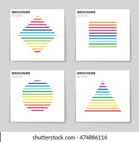 Abstract vector layout background set. For art template design, list, page, mockup brochure theme style, banner, idea, cover, booklet, print, flyer, book, blank, card, ad, sign, sheet, flyer, a4.