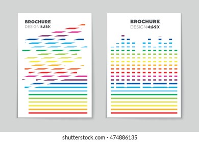 Abstract vector layout background set. For art template design, list, page, mockup brochure theme style, banner, idea, cover, booklet, print, flyer, book, blank, card, ad, sign, sheet, flyer, a4.
