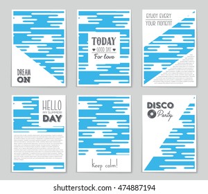 Abstract vector layout background set. For art template design, list, page, mockup brochure theme style, banner, idea, cover, booklet, print, flyer, book, blank, card, ad, sign, sheet, flyer, a4.