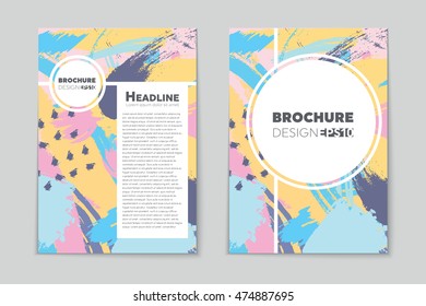 Abstract vector layout background set. For art template design, list, page, mockup brochure theme style, banner, idea, cover, booklet, print, flyer, book, blank, card, ad, sign, sheet, flyer, a4.