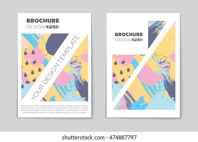 Abstract vector layout background set. For art template design, list, page, mockup brochure theme style, banner, idea, cover, booklet, print, flyer, book, blank, card, ad, sign, sheet, flyer, a4.