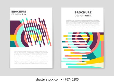 Abstract vector layout background set. For art template design, list, page, mockup brochure theme style, banner, idea, cover, booklet, print, flyer, book, blank, card, ad, sign, sheet, flyer, a4.