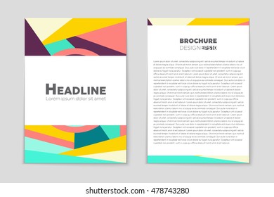 Abstract vector layout background set. For art template design, list, page, mockup brochure theme style, banner, idea, cover, booklet, print, flyer, book, blank, card, ad, sign, sheet, flyer, a4.