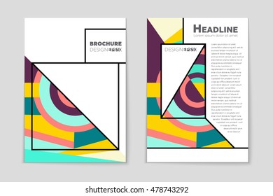 Abstract vector layout background set. For art template design, list, page, mockup brochure theme style, banner, idea, cover, booklet, print, flyer, book, blank, card, ad, sign, sheet, flyer, a4.