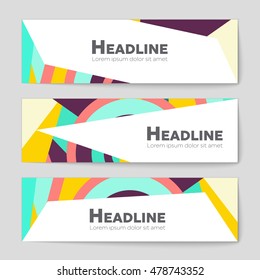 Abstract vector layout background set. For art template design, list, page, mockup brochure theme style, banner, idea, cover, booklet, print, flyer, book, blank, card, ad, sign, sheet, flyer, a4.