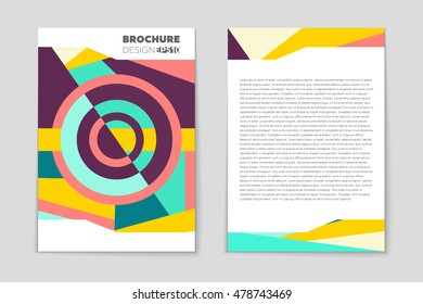 Abstract vector layout background set. For art template design, list, page, mockup brochure theme style, banner, idea, cover, booklet, print, flyer, book, blank, card, ad, sign, sheet, flyer, a4.