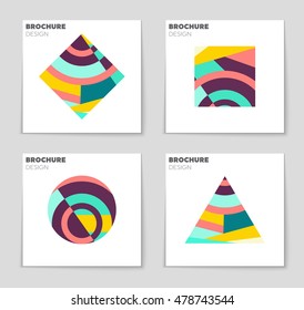 Abstract vector layout background set. For art template design, list, page, mockup brochure theme style, banner, idea, cover, booklet, print, flyer, book, blank, card, ad, sign, sheet, flyer, a4.