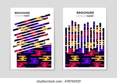 Abstract vector layout background set. For art template design, list, page, mockup brochure theme style, banner, idea, cover, booklet, print, flyer, book, blank, card, ad, sign, sheet, flyer, a4.