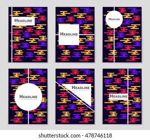 Abstract vector layout background set. For art template design, list, page, mockup brochure theme style, banner, idea, cover, booklet, print, flyer, book, blank, card, ad, sign, sheet, flyer, a4.