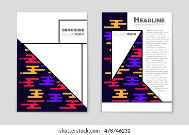 Abstract vector layout background set. For art template design, list, page, mockup brochure theme style, banner, idea, cover, booklet, print, flyer, book, blank, card, ad, sign, sheet, flyer, a4.