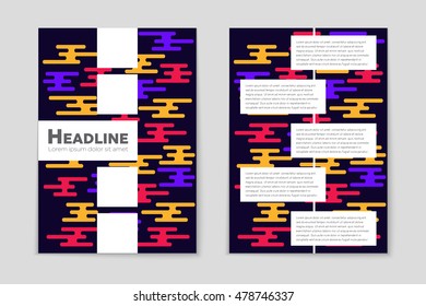 Abstract vector layout background set. For art template design, list, page, mockup brochure theme style, banner, idea, cover, booklet, print, flyer, book, blank, card, ad, sign, sheet, flyer, a4.