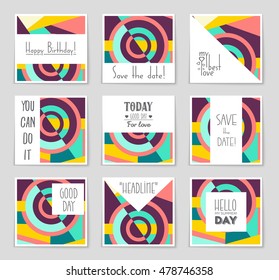 Abstract vector layout background set. For art template design, list, page, mockup brochure theme style, banner, idea, cover, booklet, print, flyer, book, blank, card, ad, sign, sheet, flyer, a4.