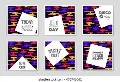 Abstract vector layout background set. For art template design, list, page, mockup brochure theme style, banner, idea, cover, booklet, print, flyer, book, blank, card, ad, sign, sheet, flyer, a4.