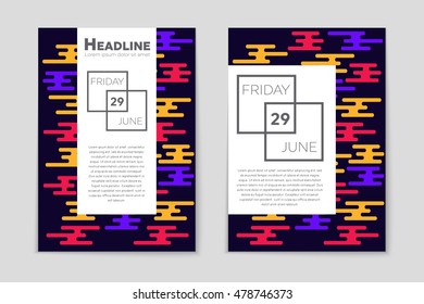 Abstract vector layout background set. For art template design, list, page, mockup brochure theme style, banner, idea, cover, booklet, print, flyer, book, blank, card, ad, sign, sheet, flyer, a4.