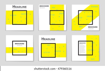 Abstract vector layout background set. For art template design, list, page, mockup brochure theme style, banner, idea, cover, booklet, print, flyer, book, blank, card, ad, sign, sheet, flyer, a4.