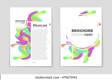 Abstract vector layout background set. For art template design, list, page, mockup brochure theme style, banner, idea, cover, booklet, print, flyer, book, blank, card, ad, sign, sheet, flyer, a4.