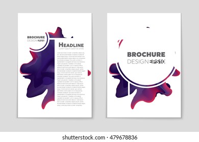 Abstract vector layout background set. For art template design, list, page, mockup brochure theme style, banner, idea, cover, booklet, print, flyer, book, blank, card, ad, sign, sheet, flyer, a4.