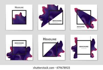 Abstract vector layout background set. For art template design, list, page, mockup brochure theme style, banner, idea, cover, booklet, print, flyer, book, blank, card, ad, sign, sheet, flyer, a4.