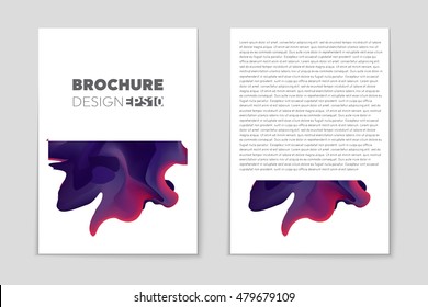 Abstract vector layout background set. For art template design, list, page, mockup brochure theme style, banner, idea, cover, booklet, print, flyer, book, blank, card, ad, sign, sheet, flyer, a4.