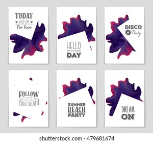 Abstract vector layout background set. For art template design, list, page, mockup brochure theme style, banner, idea, cover, booklet, print, flyer, book, blank, card, ad, sign, sheet, flyer, a4.