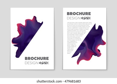 Abstract vector layout background set. For art template design, list, page, mockup brochure theme style, banner, idea, cover, booklet, print, flyer, book, blank, card, ad, sign, sheet, flyer, a4.