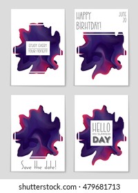 Abstract vector layout background set. For art template design, list, page, mockup brochure theme style, banner, idea, cover, booklet, print, flyer, book, blank, card, ad, sign, sheet, flyer, a4.