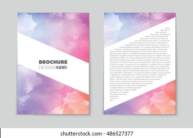 Abstract vector layout background set. For art template design, list, page, mockup brochure theme style, banner, idea, cover, booklet, print, flyer, book, blank, card, ad, sign, sheet, flyer, a4.