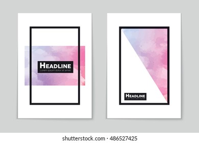 Abstract vector layout background set. For art template design, list, page, mockup brochure theme style, banner, idea, cover, booklet, print, flyer, book, blank, card, ad, sign, sheet, flyer, a4.