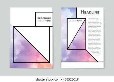 Abstract vector layout background set. For art template design, list, page, mockup brochure theme style, banner, idea, cover, booklet, print, flyer, book, blank, card, ad, sign, sheet, flyer, a4.