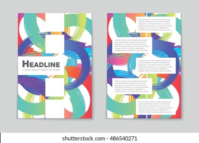 Abstract vector layout background set. For art template design, list, page, mockup brochure theme style, banner, idea, cover, booklet, print, flyer, book, blank, card, ad, sign, sheet, flyer, a4.