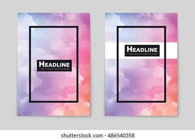 Abstract vector layout background set. For art template design, list, page, mockup brochure theme style, banner, idea, cover, booklet, print, flyer, book, blank, card, ad, sign, sheet, flyer, a4.