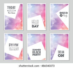 Abstract vector layout background set. For art template design, list, page, mockup brochure theme style, banner, idea, cover, booklet, print, flyer, book, blank, card, ad, sign, sheet, flyer, a4.