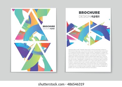 Abstract vector layout background set. For art template design, list, page, mockup brochure theme style, banner, idea, cover, booklet, print, flyer, book, blank, card, ad, sign, sheet, flyer, a4.
