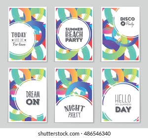 Abstract vector layout background set. For art template design, list, page, mockup brochure theme style, banner, idea, cover, booklet, print, flyer, book, blank, card, ad, sign, sheet, flyer, a4.