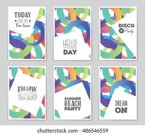 Abstract vector layout background set. For art template design, list, page, mockup brochure theme style, banner, idea, cover, booklet, print, flyer, book, blank, card, ad, sign, sheet, flyer, a4.