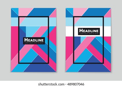 Abstract vector layout background set. For art template design, list, page, mockup brochure theme style, banner, idea, cover, booklet, print, flyer, book, blank, card, ad, sign, sheet, flyer, a4.